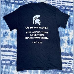 Michigan State University Spartan Strong Street Medicine💚 Lao Tzu 🤍 Size Small